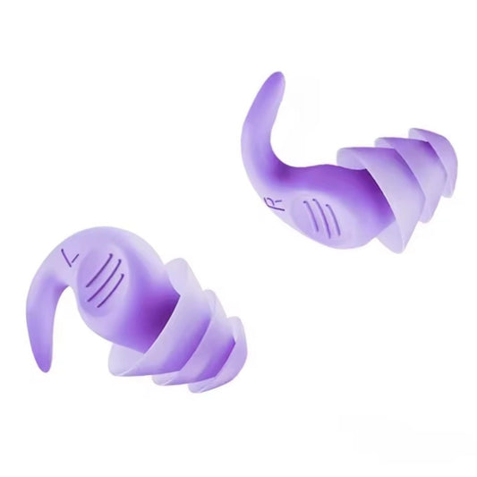 Bouchons d'oreilles en silicone - Purple