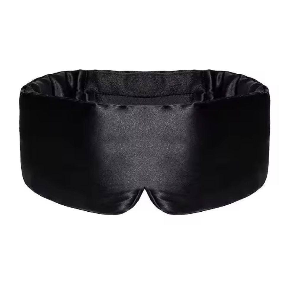 Masque de sommeil en soie - Black